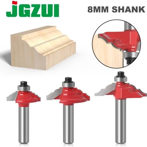 Ogee Fillet Edge Forming Router Bit - 8" Shank Ogee Edge Forming Router Bit - 8mm Shank Woodworking knife line