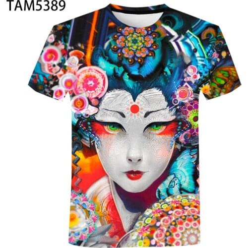 2021 New Popular Funny Animal 3D Mens and Womens Short Sleeve T-Shirt Childrens Summer Cartoon Rabbit Hip Hop Cute Top