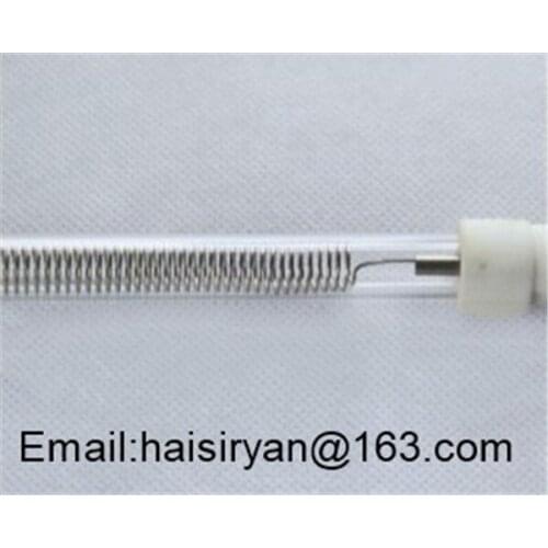 Customized Glass 100mm 6000w halogen heater infrared heating ir lamp