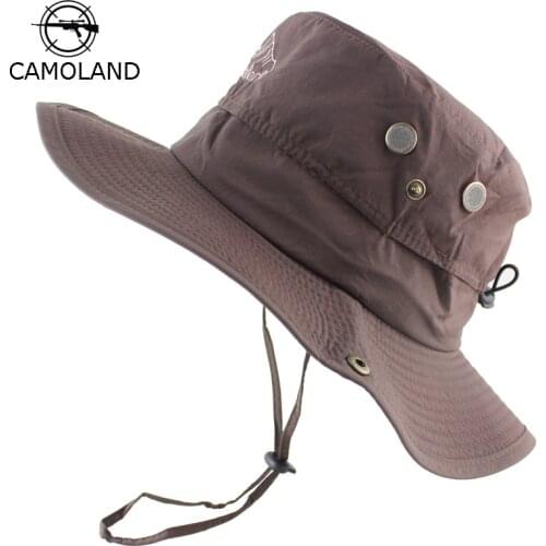 Summer Waterproof Sun Hat Men Women Bucket Boonie Hat Outdoor UV Protection Quick Dry Safari Hiking Fishing Hat Mesh Breathable