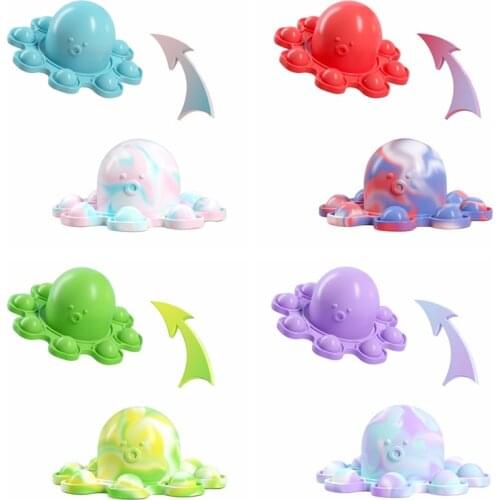 Mini Push Pop Bubble Sensory Toy Autism Needs Squishy Stress Reliever Toys Adult Child Funny Anti-stress Pop Fidget Keychain New