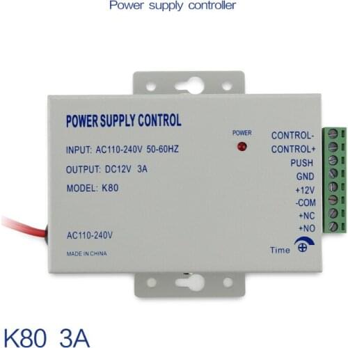 New Door Access Control System Switch Power Supply DC 12V 3A / AC 110~240V
