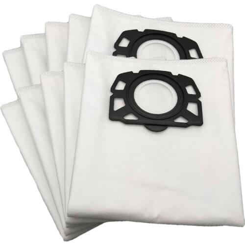 12 pieces/lot Dust Bag Vacuum Cleaner Dust Bag for Karcher MV4 MV5 MV6 WD4 WD5 WD6 Washable Vacuum Cleaner Bag