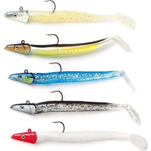 1PCS Minnow Jig Head Fishing Lure Soft Pike Lure110mm10g Artificial Wobbler Silicone Worm Soft Bait Carp jig Sea Fishing Tackle