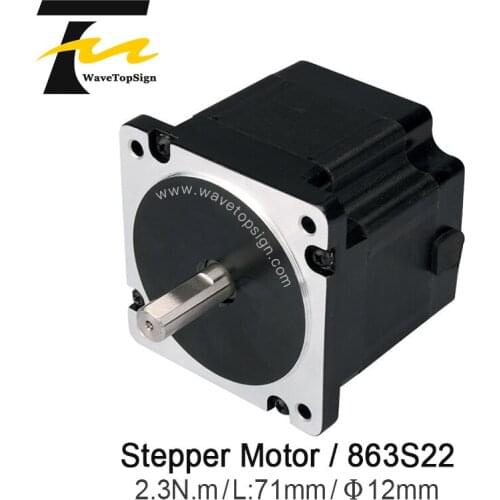 Leadshine Nema 34 Stepper Motor 863S22 Holding Torque 2.3N.m Use For Laser Engraving Machine CNC Router