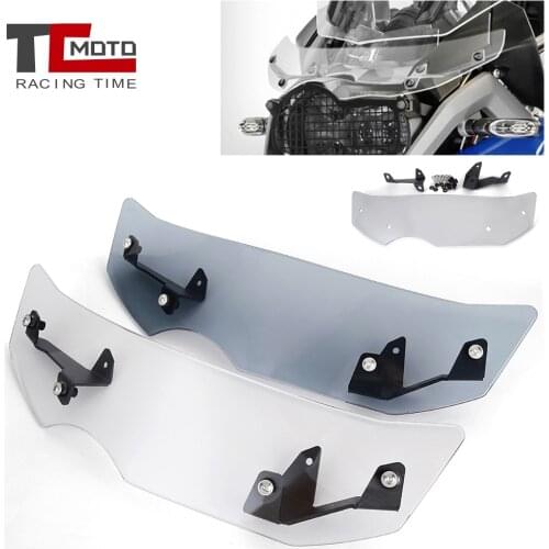 Motorcycle WindScreen Extension Windshield Spoiler Air Deflector For BMW R1200GS R 1200 GS LC Adv R1250GS R1250 Adventure