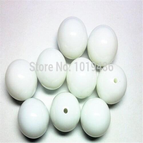 Choose size) 6mm/8mm/10mm/12mm/14mm/16mm/18mm/22mm/24mm/25mm Pure white color Acrylic Solid Beads for Necklace Jewelry