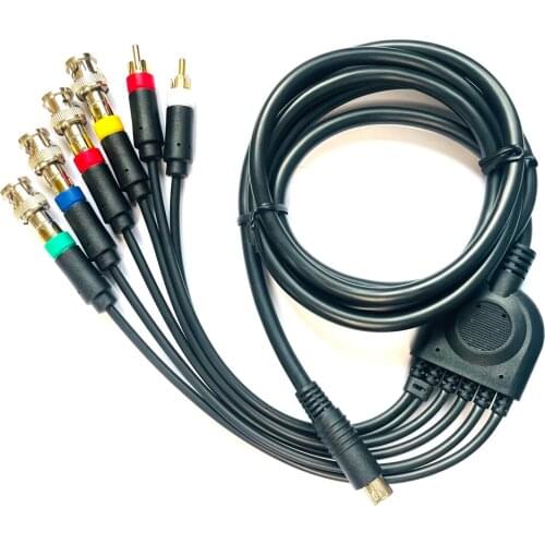 Replacement 16-bit RGBS/RGB Cable Color Monitor Component Cable for Sega MD2 Game Console Accessories