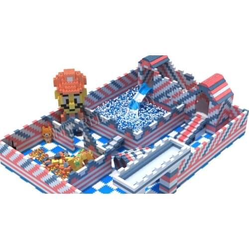 2018 New Amazing EPP Building Block Playground With Ball Pit Suitable for Shopping Mall HZ-EPP08
