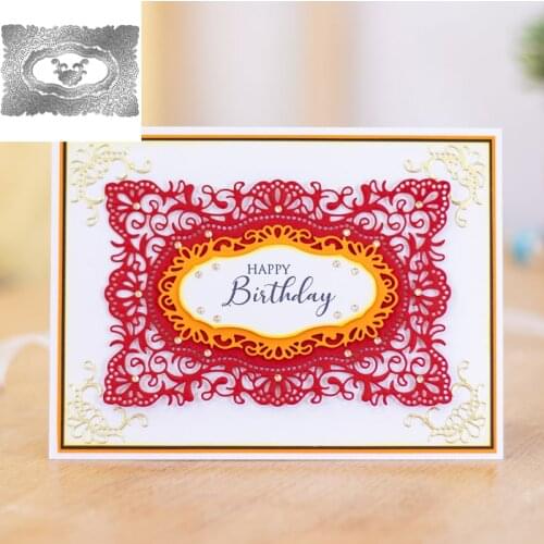 3pcs/set Flower Crown Pattern Metal Cutting Dies Set DIY Scrapbooking Decor Album Paper Cards Craft Making Template 2021 Hot