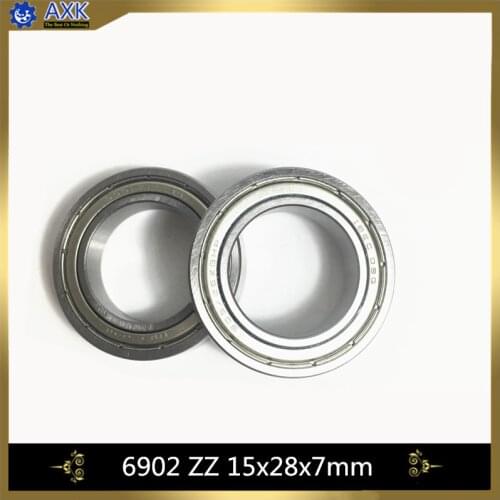 6902ZZ Bearing ABEC-1 (10PCS) 15x28x7 mm Thin Section 6902 ZZ Ball Bearings 6902Z 61902 Z