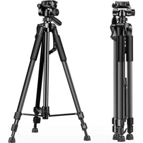 Aluminum Camera Tripods Phone Holder Tripod for NIkon Canon Sony DSLR Cmera and Iphone xiaomi Smartphone