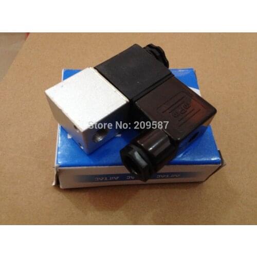 5Pcs 2V025-06 DC 12V/24, AC 110V 220V 1/8" BSP 2 Position 2 Way Solenoid Valve IP65 Normally Closed