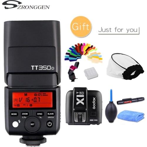 Godox Mini Speedlite TT350S TT350N TT350C TT350O Camera Flash TTL HSS for Olympus Mirrorless DSLR Camera A7s A6000 A6500 Series