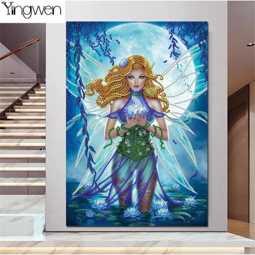 Beautiful Elf DIY 5D Diamond Painting Fantasy Woman Portrait Full Drill Mosaic Decoration Gift Hobby Embroidery Stitch Picture
