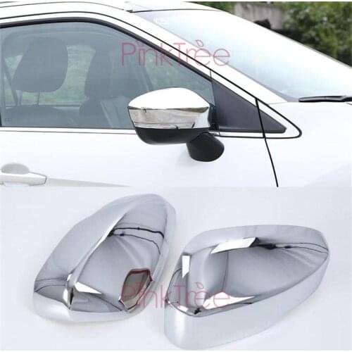 Side Rearview Mirror Cap Cover Trim For Mitsubishi Eclipse Cross 2017 2018 2019 Car Accessories