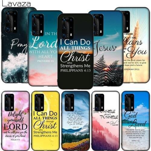 Lavaza K28 Bible Jesus Christian Soft Case for Honor Note 6A 7A 7C 7X 8 8A 8C 8X 9 9X 10 20S 30 9A 10X Y6P Lite Pro