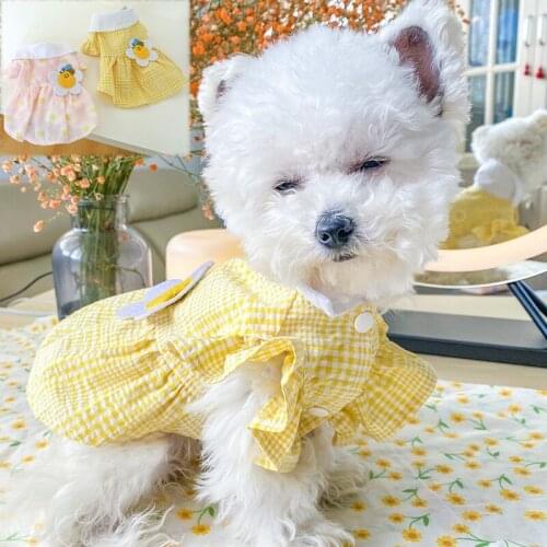 Summer Dog Pet Clothing Cat Puppy Skirt Princess Costumes Poodle Yorkshire Pomeranian Bichon Schnauzer Dog Dress Pet Clothes New