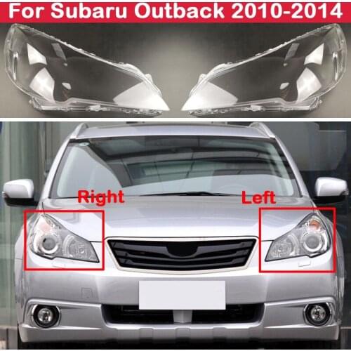 New Headlamp Case For Subaru Outback 2010-2014 Car Front Glass Headlight Cover Head Light Lens Caps Lamp Lampshade Shell