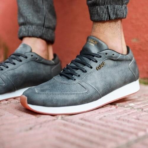 Knack Casual Male Shoes 002 Gray Street Fashion New Creation New Season Cool Comfortable