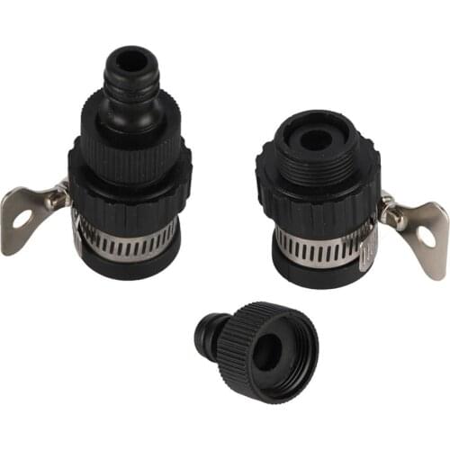 Garden Irrigation 3/4" Male Thread Universal Faucet Connector 3/4" Female Thread Nipple Connector 15-20mm Water Tap Adapter