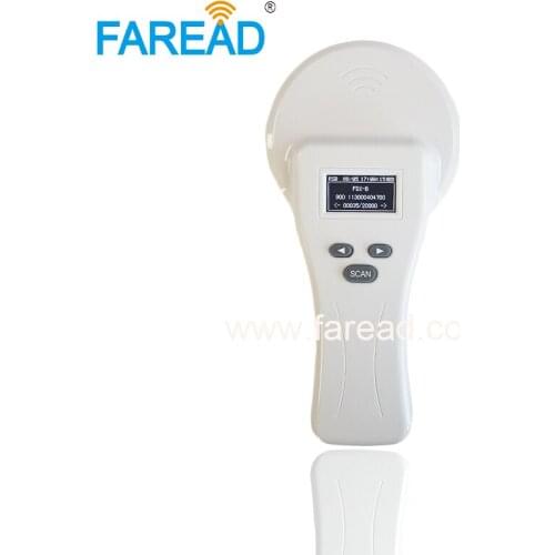 Large storage IOS android bluetooth rfid reader 134.2khz LF FDX-A,HDX, FDX-B Animal microchip reader for livestock pet pigeon