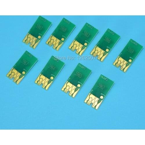 T6361-T6369 Cartridge chip For Epson Stylus Pro 7890 9890 Resettable chip For Epson T6361-T6369,T6371-T6379