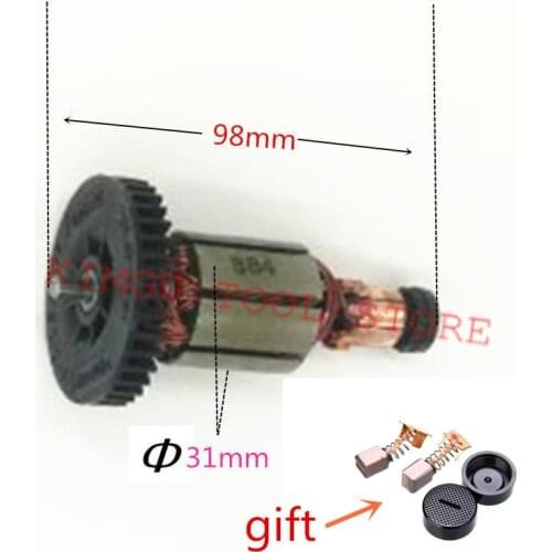 Armature 619217-0 619218-8 for MAKITA DGA450 BGA450 BGA450RFE DGA450RFE DGA450RME BGA452RFE GA452D DGA450RM Motor