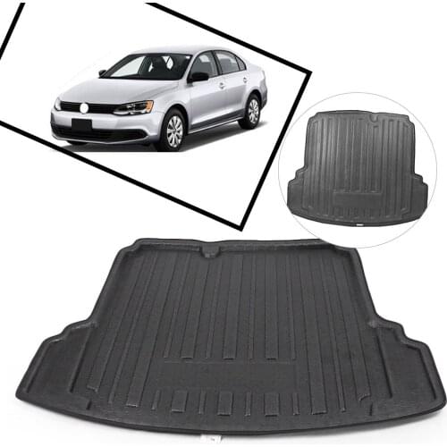 For Volkswagen VW Jetta Rear Boot Mat Trunk Cargo Liner Floor Tray Carpet Mud Protector Cover 2011 2012 2013 2014 2015 2016 2017