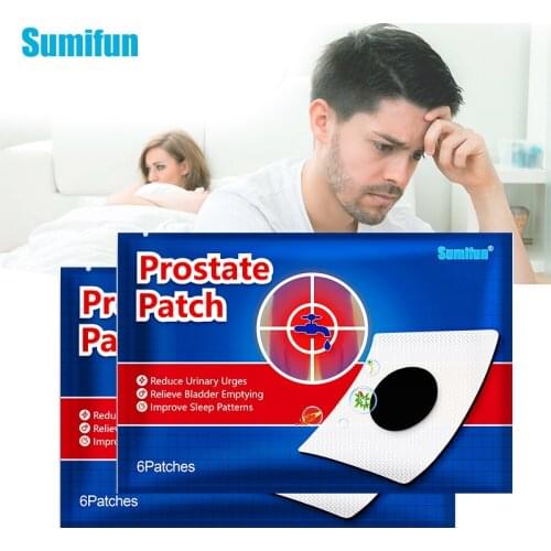 12Pcs/2bags Man Prostate Treatment Patches Navel Plaster Prostatitis Men Kidney Function Patch Strengthen Herbal Medical Plaster