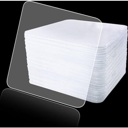20pcs Transparent Double Sided Adhesive Tape Home Wall Hangings Adhesive Glue Tapes Car Sticker Auto Adhesive Tape Kitchen