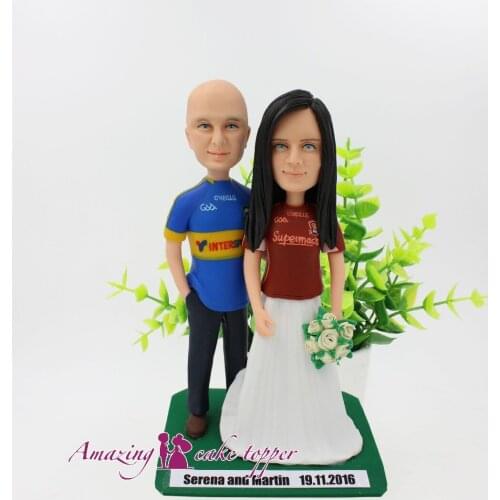 2019 AMAZING CAKE TOPPER Keep the moment of every life Toys Custom Polymer Clay Figure From Pictures