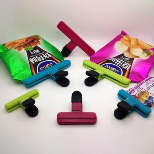 3/2pcs Food Sealing Bag Clip Food Fresh Keeping Moisture-proof Close Clip Letter Paper Photo File Binder Clip Kitchen Tools