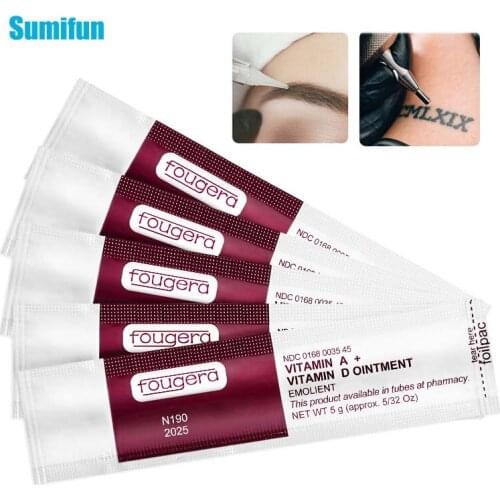 5/15/20bags Tattoo Aftercare Cream Tattoo Recovery Cream Vitamin Ointment Anti Scar Tattoo Makeup Aftercare Repair Tattoo Supply