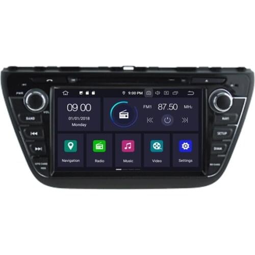 8" Android 10.0 OS Car DVD Multimedia GPS Radio System Player for Suzuki SX4 S-Cross 2013-2018 with 256GB External HDD Support