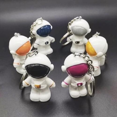 Anime Astronaut Cartoon Astronaut Keychain Bag Pendant Resin Astronaut Gift