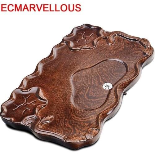 Tepsi Kung Fu China Puer Dienbladen Juego De Te Chino Table Bandeja Para Servir Gongfu Chinese Serving Holder Tea Tray