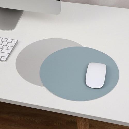 Double-Side PU Mouse Pad Large Size Anti-Slip Mousepad Waterproof Leather Game Desk Mat For Desktop PC Computer