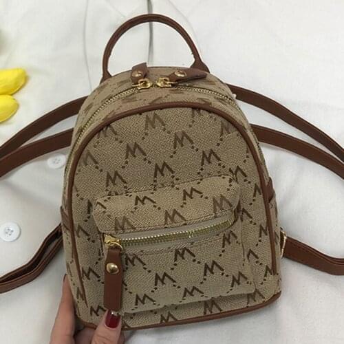 DORANMI Canvas Schoolbag Women Backpack 2021 Luxury Brand Designer Casual Small Rucksacks Female Mini Backpack Mochila Pack B679