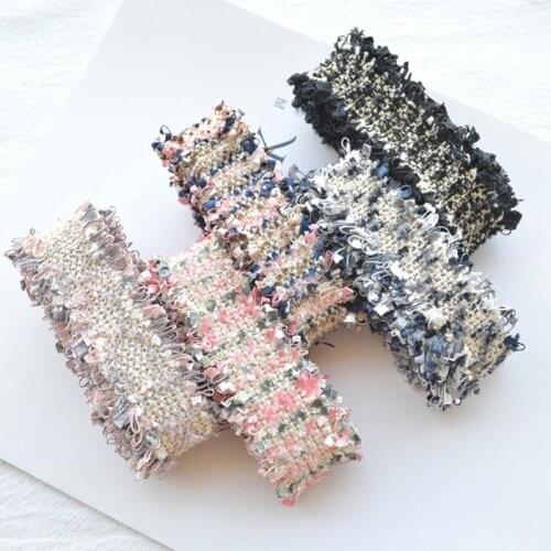 1 Yard/lot) 23mm/50mm DIY Ribbon Headwear Accessories Embroidery Fashion Style Ribbon Flower Woven Jacquard Ribbon