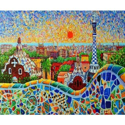 A11901 11CT/14CT/18CT/25CT/28CT Oil tea patterns Counted Cross Stitch DIY Cross Stitch Kits Embroidery Needlework Sets