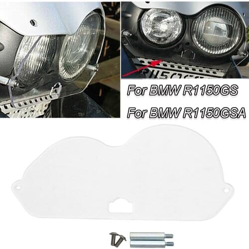 NEW Acrylic Motorcycle For BMW R1150GS R1150GSA R 1150 GS GSA Accessories Headlight Protector Guard Lense Cover