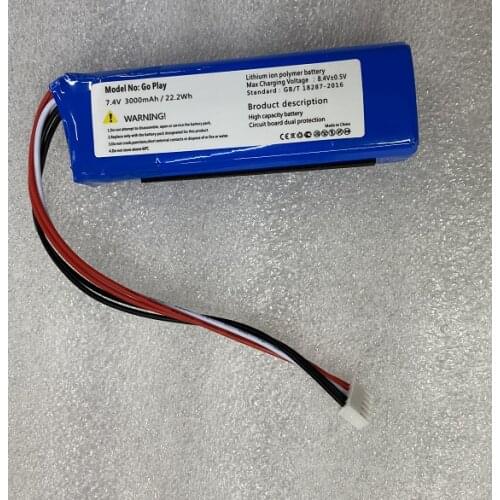 HST New Battery 3000mAh GSP1029102 01 Battery For Harman Kardon Go Play Mini Speaker Li-Polymer Lithium Batteries
