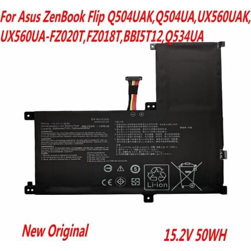 High Quality B41N1532 Laptop Battery For Asus ZenBook Flip Q504UAK Q504UA UX560UAK UX560UA-FZ020T FZ018T BBI5T12 Q534UA