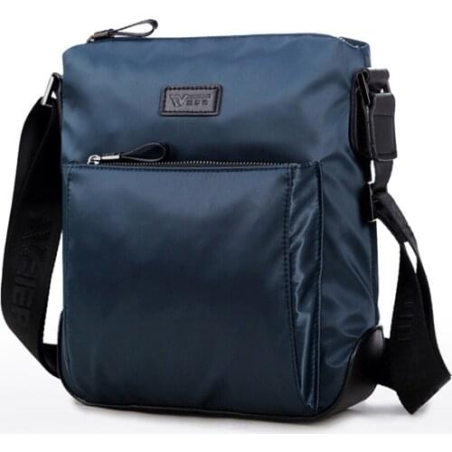 Messenger Bag for Men,Water Resistant Small Oxford cloth Satchel Bag Vintage Shoulder Crossbody Bag for Travel School and Work