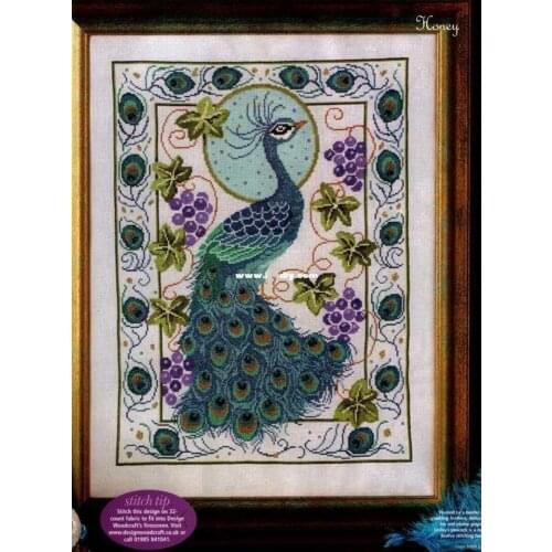 2021 Top Manufacturer Embroidery Peacock Counted Cross Stitch Christmas with 100% Cotton Flosses & Free Shipping for Wall Decor