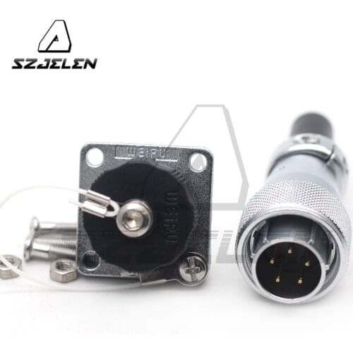 WEIPU WS16- 5 pin metal waterproof connector, can be used in industry, aviation, communications, Machine tools, instruments etc