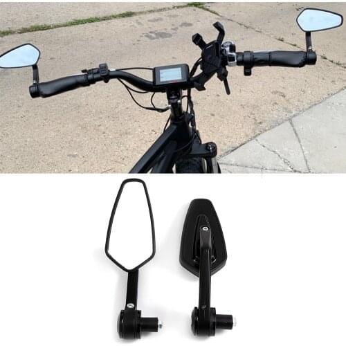 7/8" 22mm Universal Motorcycle Rear View Mirror Side Bar End Mirrors For Street Sport Bike Cruiser Scooter