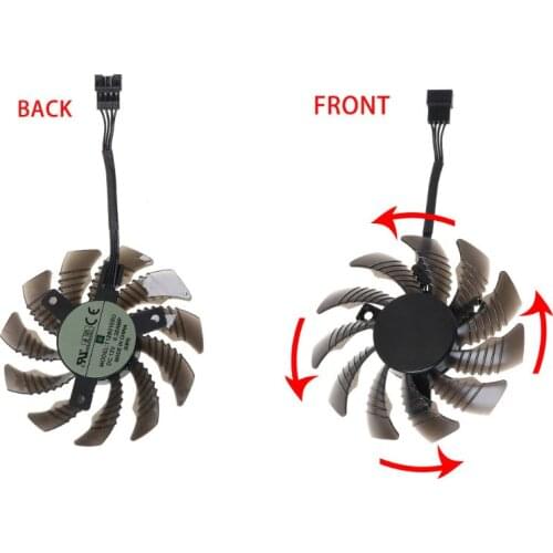 1/3PCS 75mm T128010SU 4Pin Cooler Fan for Gigabyte AORUS GTX 1060 1070 1080 Card B95C