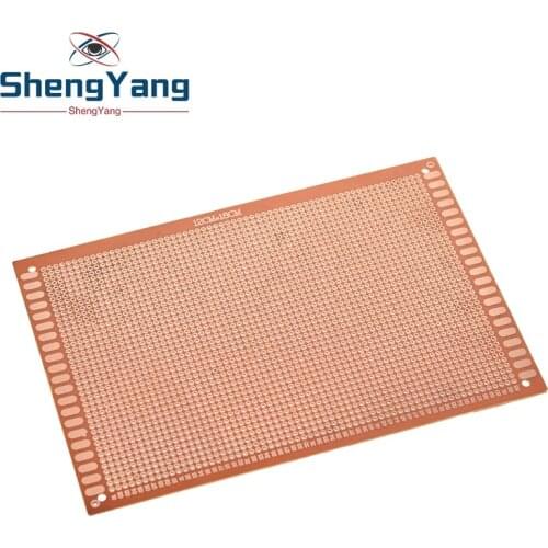 1pcs 12x18 cm 12*18cm Single Side Prototype 2.54mm PCB Breadboard Universal Experimental Bakelite Copper Plate Circuirt Board